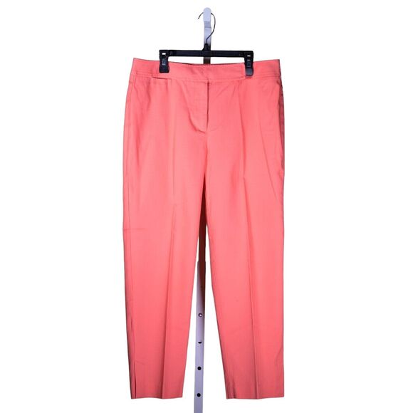 Talbots Women's Chino Pants Pink Stretch Straight Leg Signature Trousers Size 8 - Picture 1 of 8